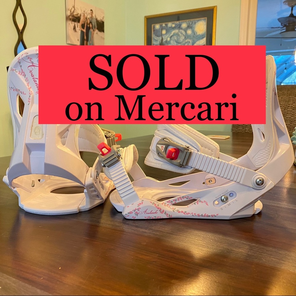 SOLDonMERCARI Women’s Avalanche Snowboard Bindings